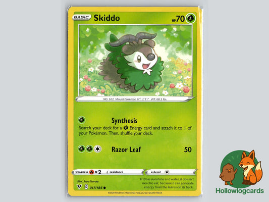 Skiddo (017/185) - Vivid Voltage Pokémon Card