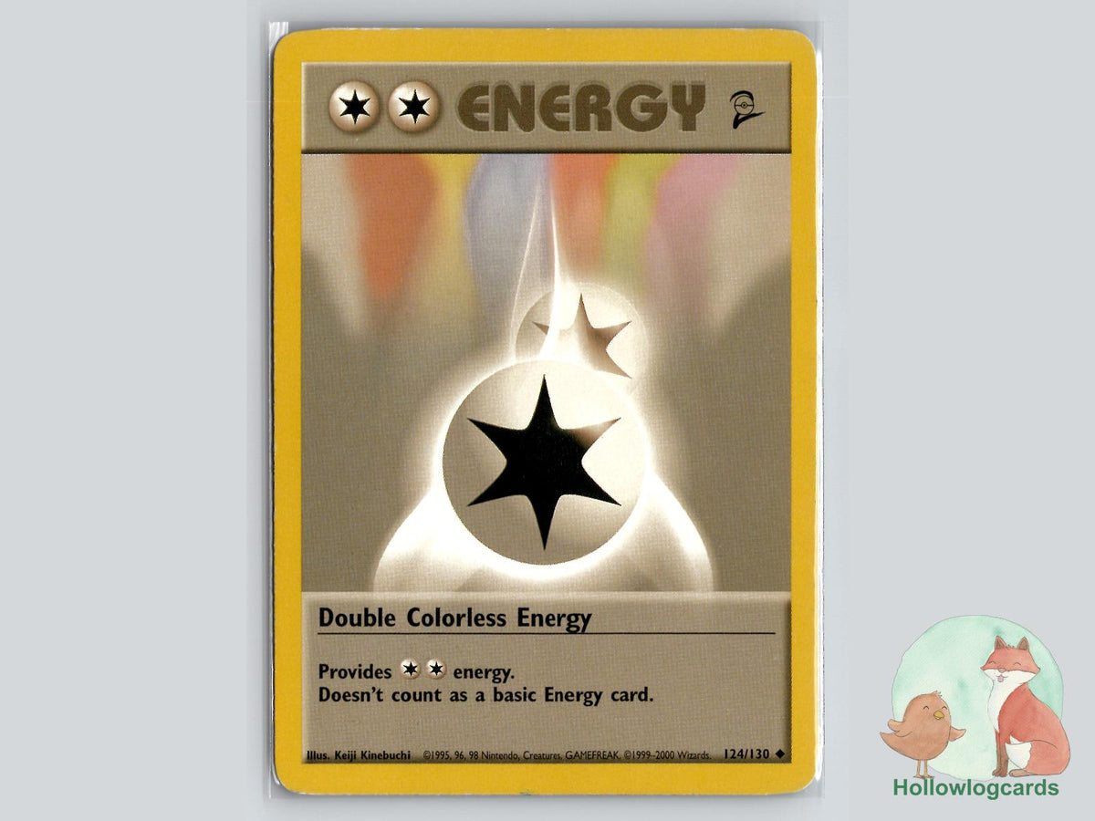 Double Colorless Energy (124/130) - Base Set 2 Pokémon Card