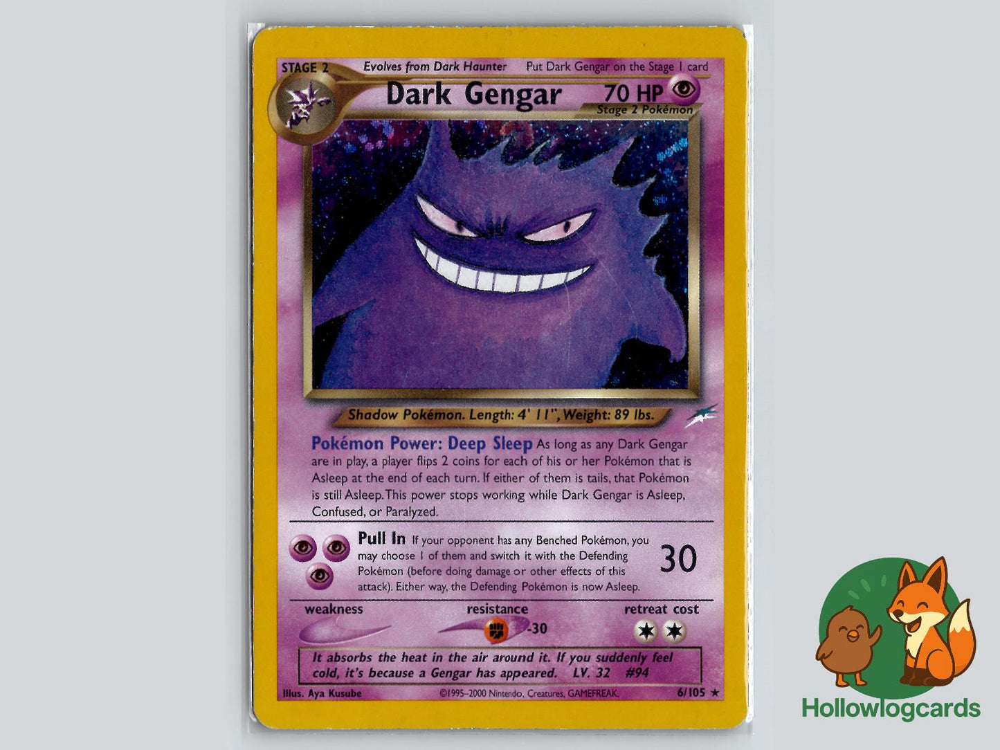 Dark Gengar (6/105) - Neo Destiny Pokémon Card