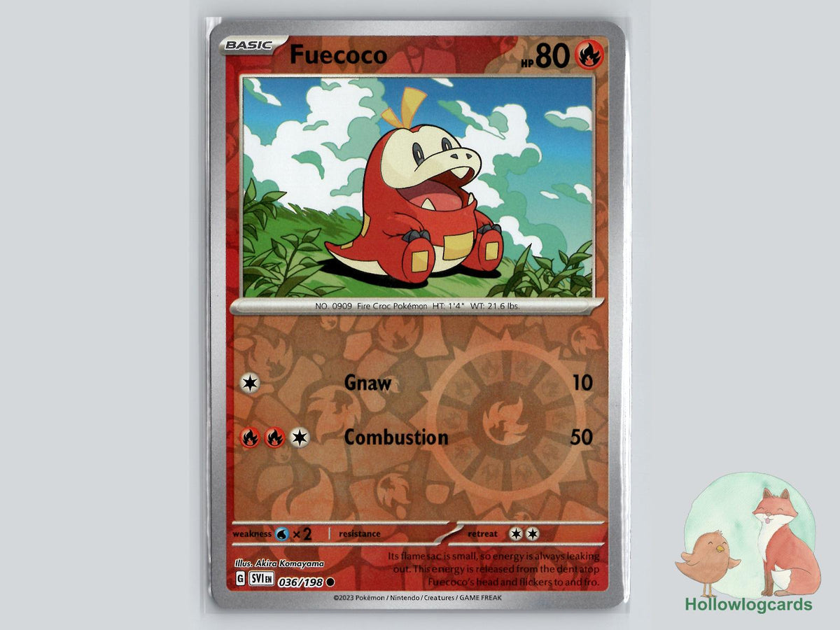 Fuecoco (036/198) Pokémon Card