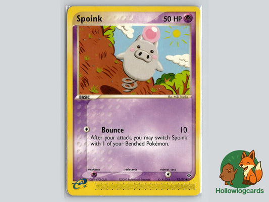 Spoink (73/97) - Dragon Pokémon Card