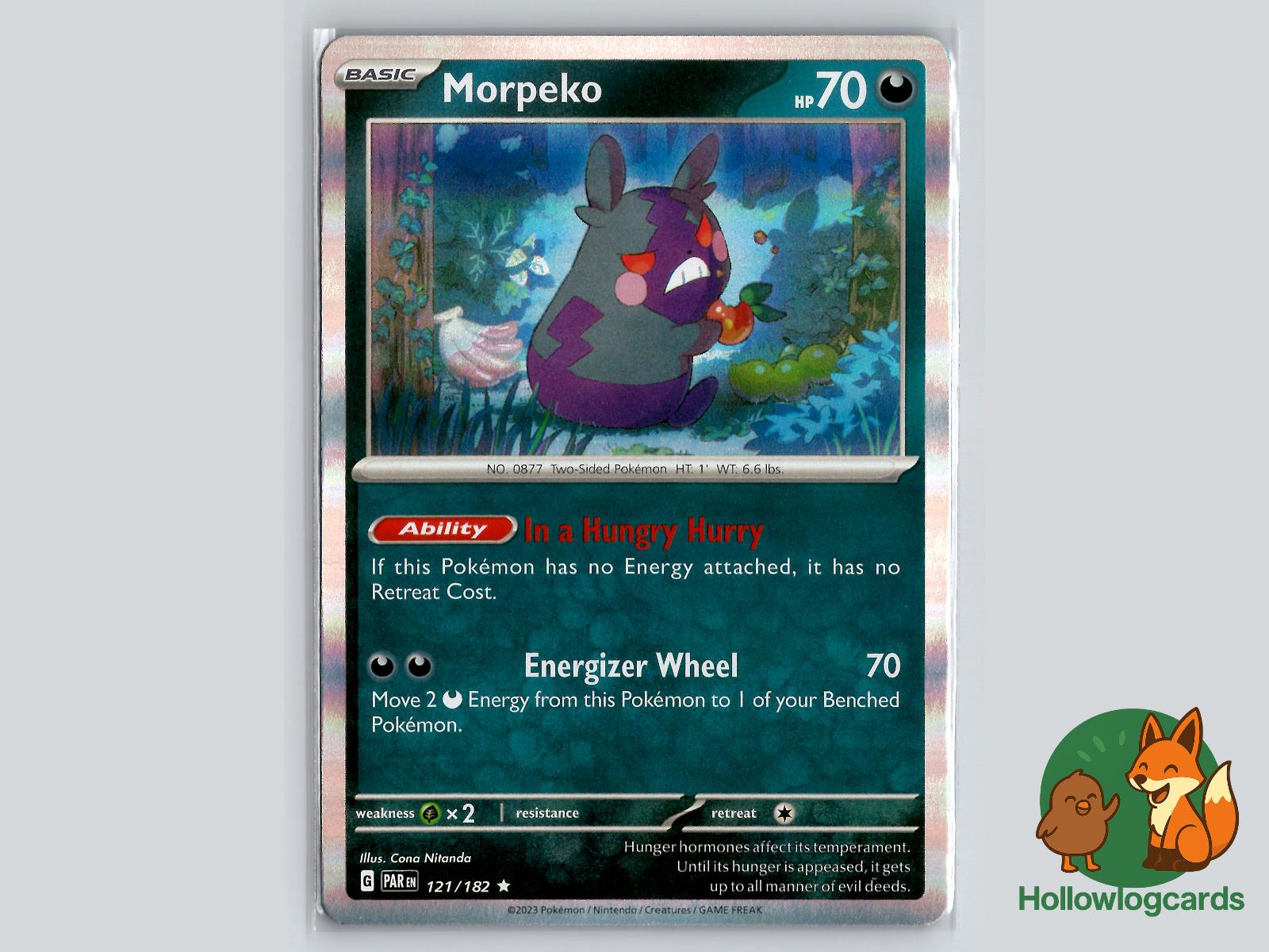 Morpeko (121/182) - Paradox Rift Pokémon Card