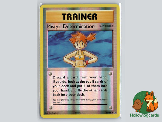 Misty's Determination (80/108) - Evolutions Pokémon Card