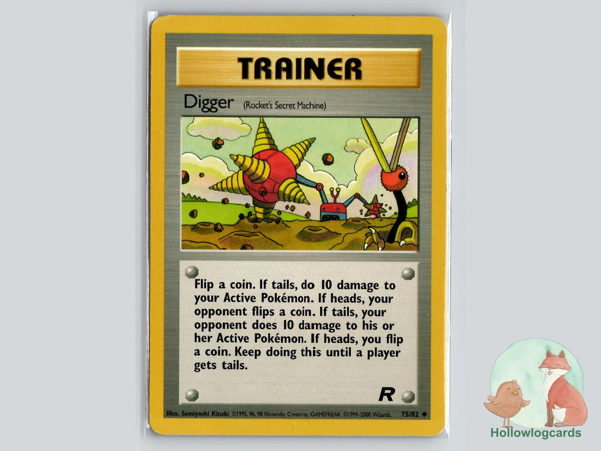 Digger (75/82) - Team Rocket Pokémon Card