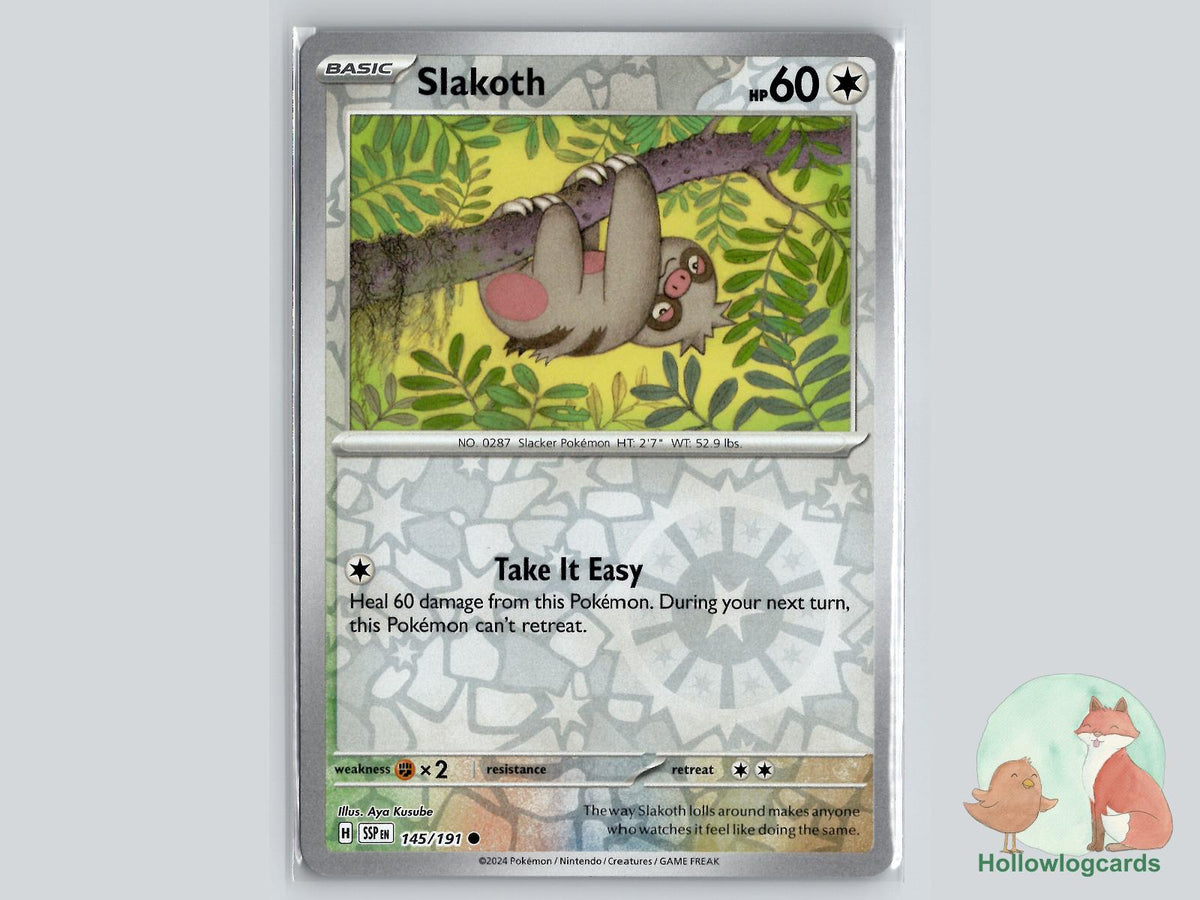 Slakoth (145/191) - Surging Sparks Pokémon Card