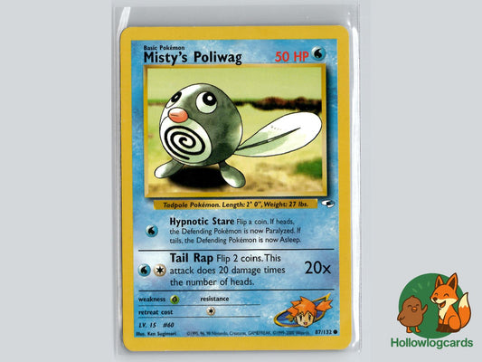 Misty's Poliwag (87/132) - Gym Heroes Pokémon Card