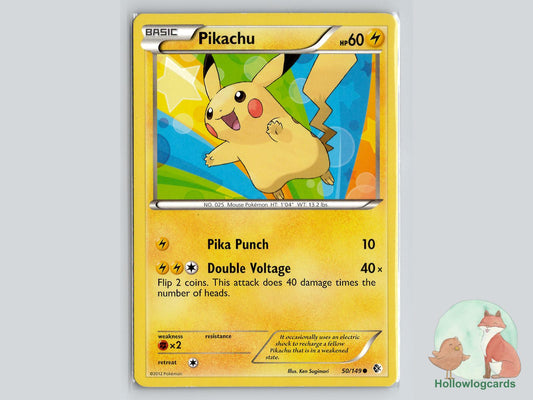 Pikachu (50/149) - Boundaries Crossed Pokémon Card