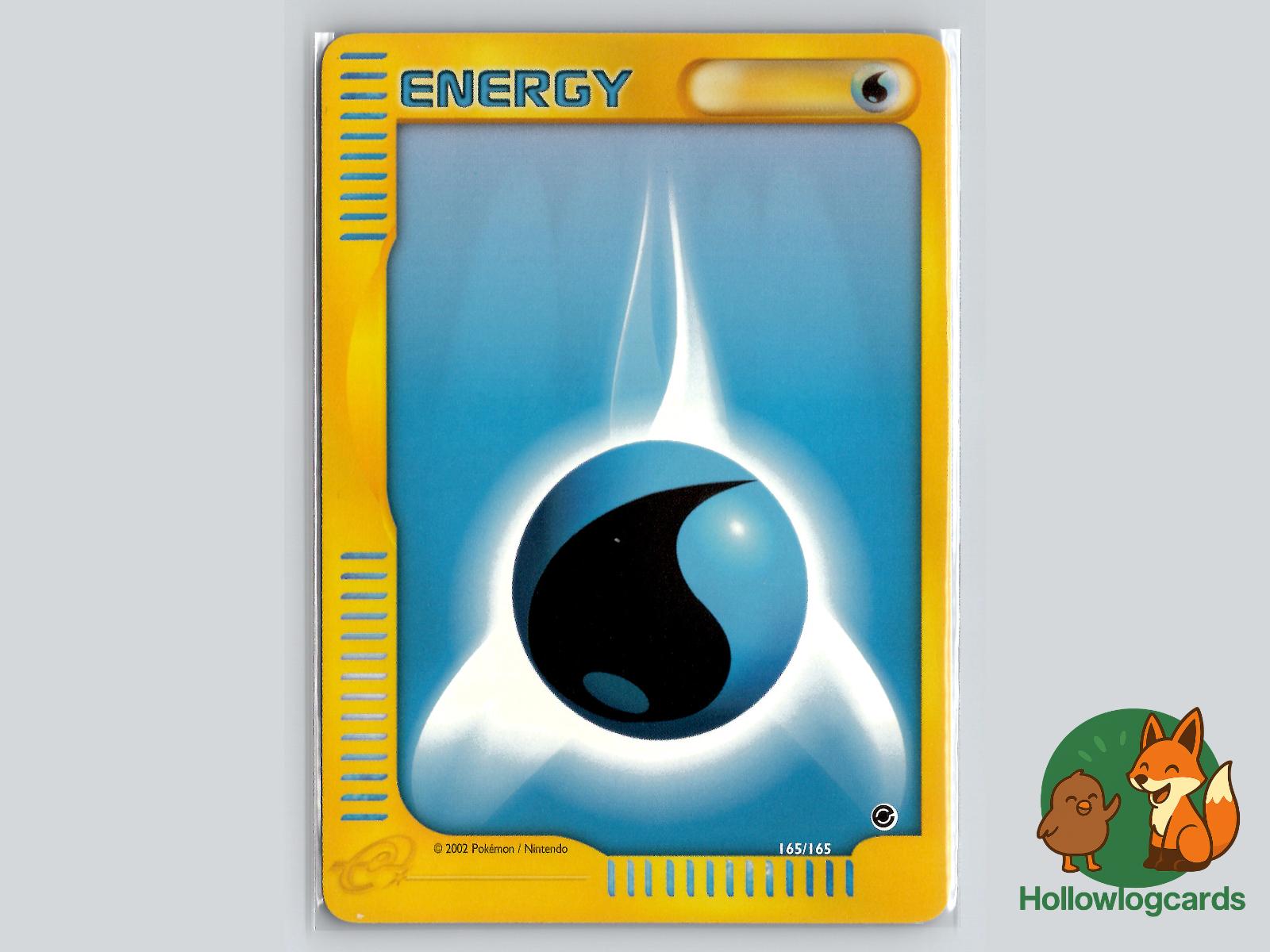 Water Energy (165/165) - Expedition Base Set Pokémon Card