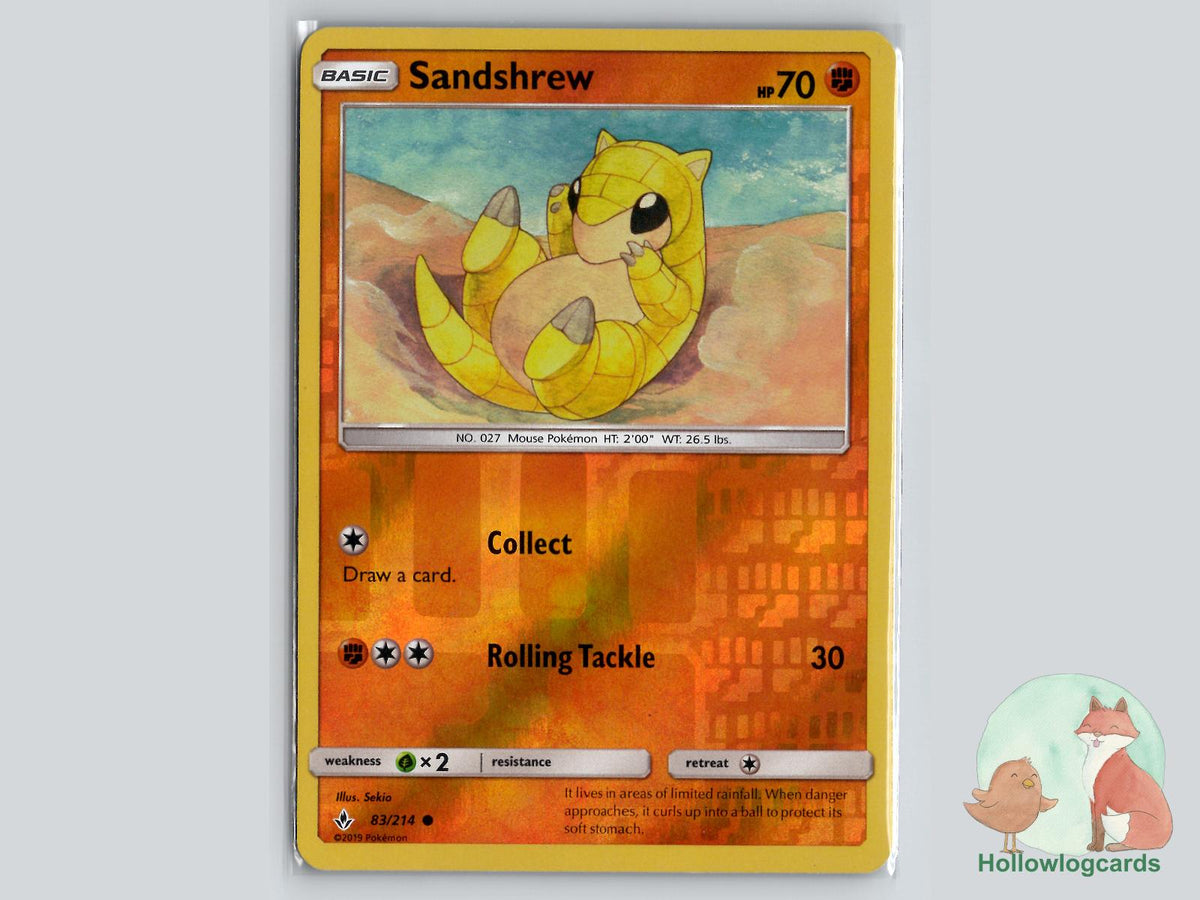 Sandshrew (83/214) - Unbroken Bonds Pokémon Card