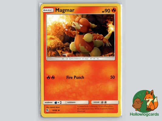 Magmar (10/68) - Hidden Fates Pokémon Card