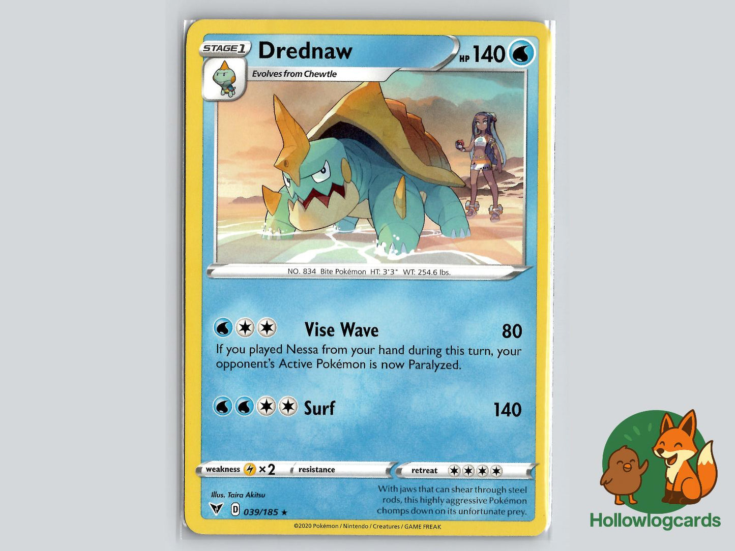 Drednaw (039/185) - Vivid Voltage Pokémon Card