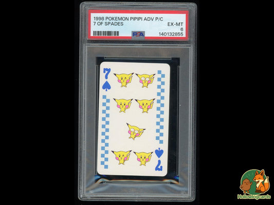 Graded 7 Of Spades Pokémon Card