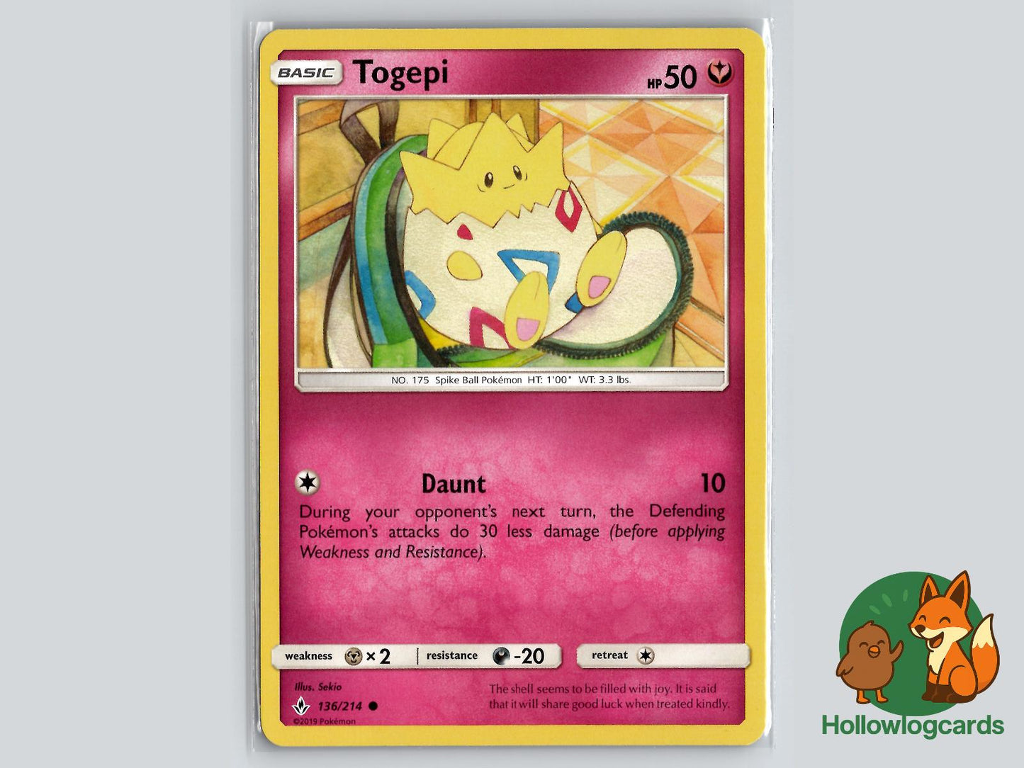 Togepi (136/214) - Unbroken Bonds Pokémon Card