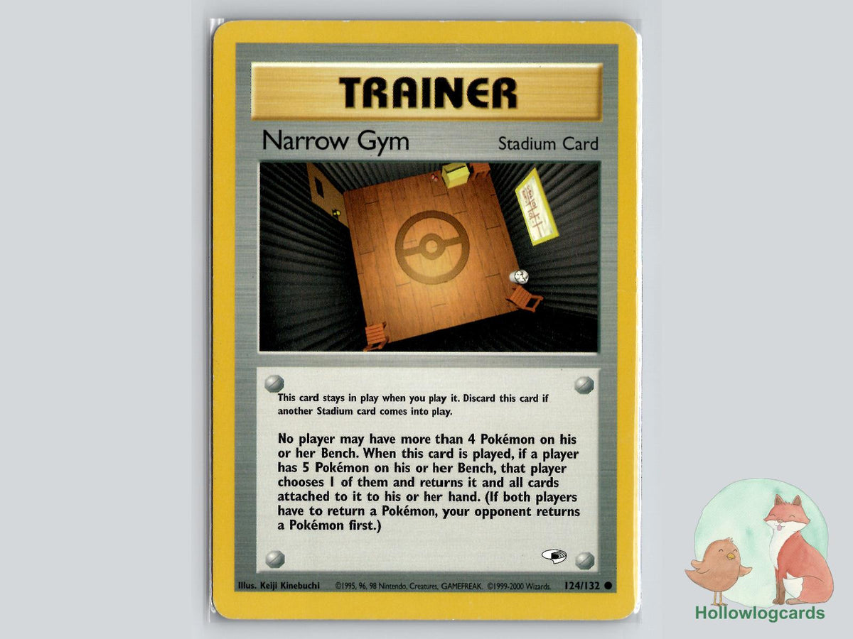Narrow Gym (124/132) - Gym Heroes Pokémon Card