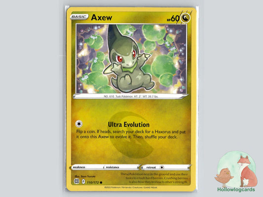 Axew (110/172) - Brilliant Stars Pokémon Card