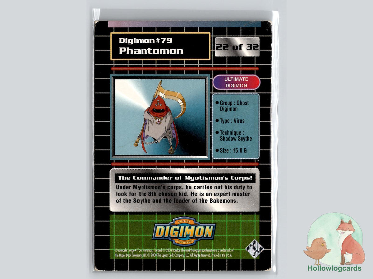 Phantomon #79 (22/32) Holo - 2000 Upper Deck Digimon Series 2 - DMG