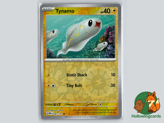 Tynamo (067/197) - Obsidian Flames Pokémon Card