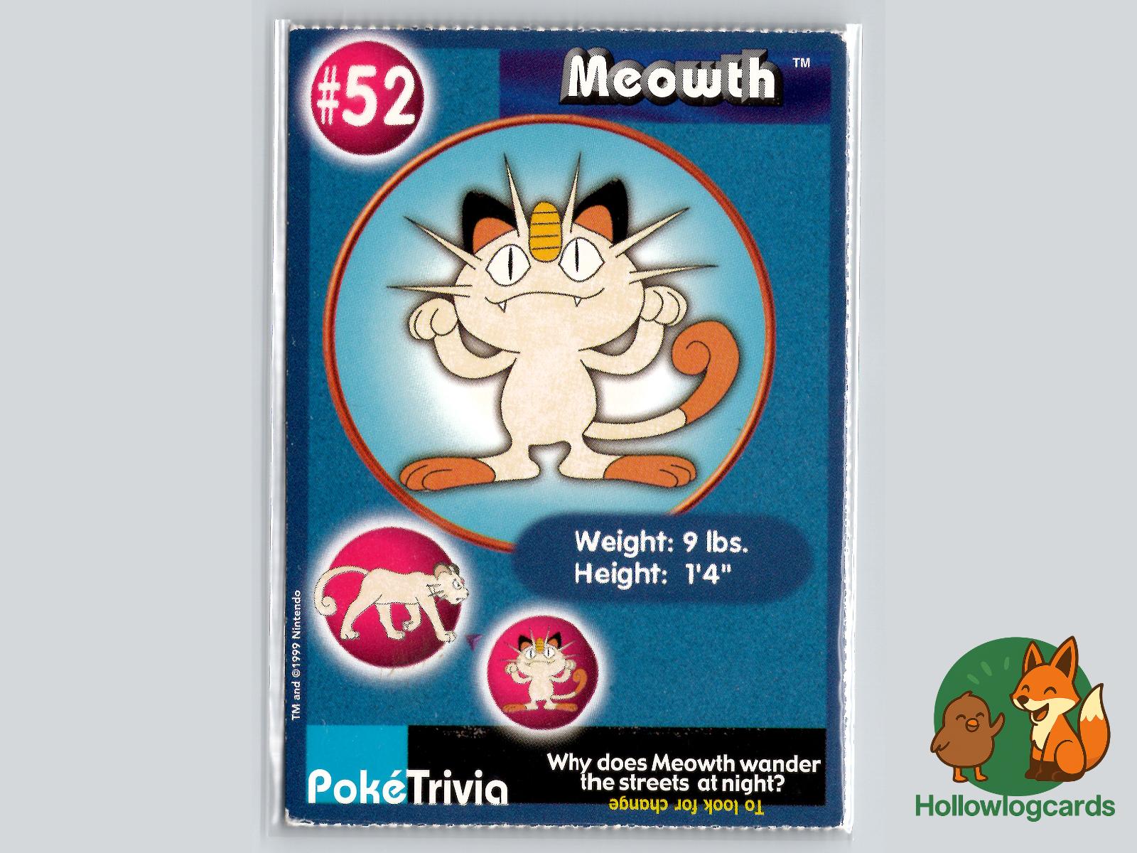 Meowth (52) Pokémon Card