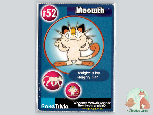 Meowth (52) Pokémon Card