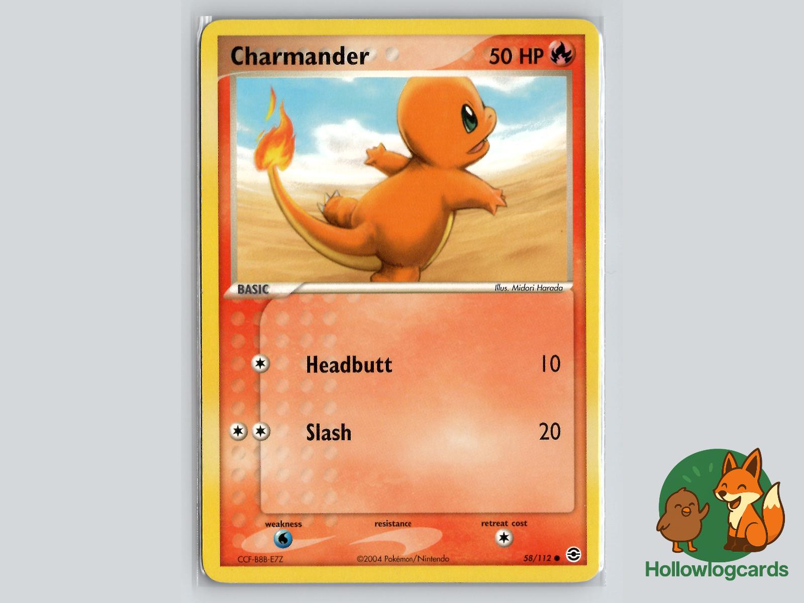 Charmander (58/112) - FireRed & LeafGreen Pokémon Card