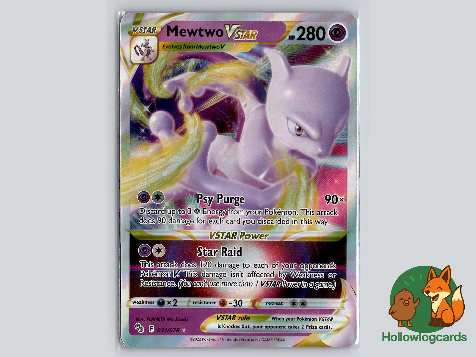 Mewtwo VSTAR (031/078) Pokémon Card