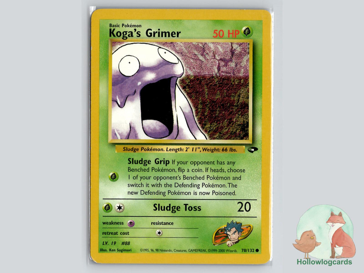 Koga's Grimer (78/132) - Gym Challenge Pokémon Card