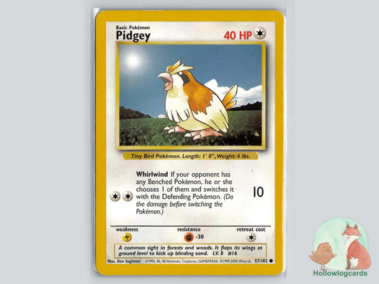 Pidgey (57/102) - Base Pokémon Card