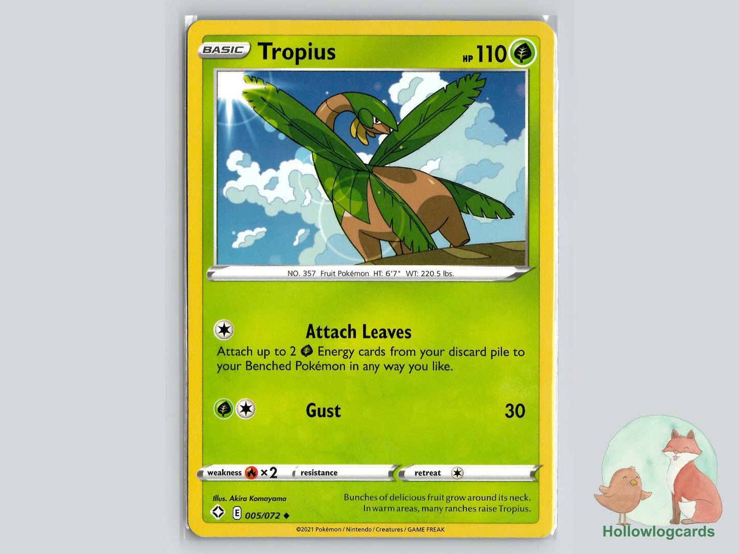 Tropius (005/072) - Shining Fates Pokémon Card