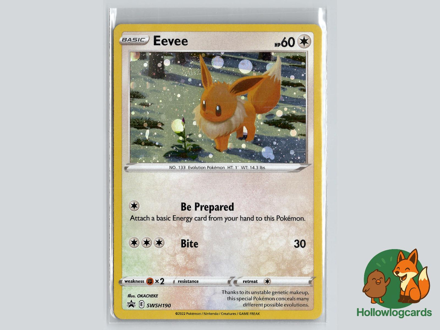 Eevee (SWSH190) - Sword & Shield Pokémon Card