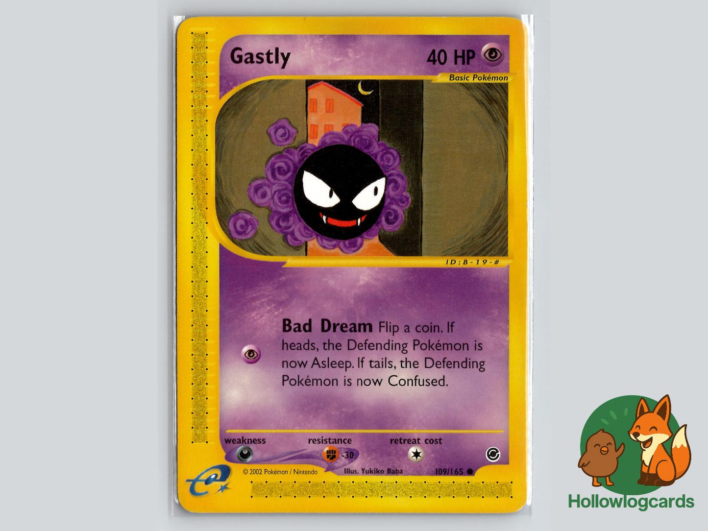 Gastly (109/165) - Expedition Base Set Pokémon Card