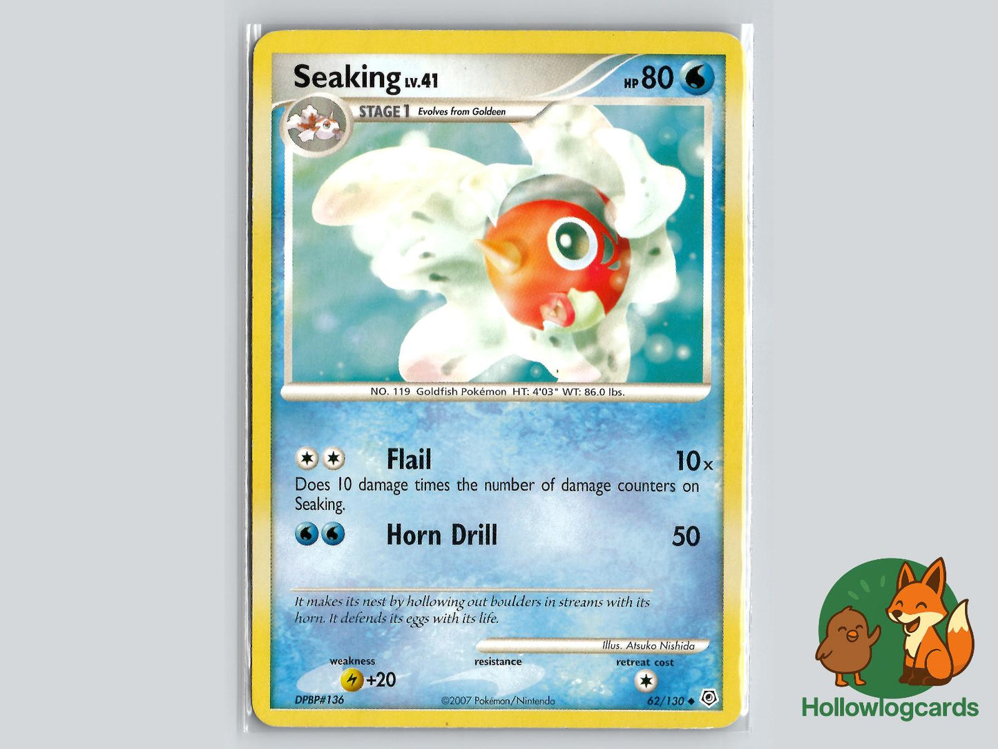 Seaking (62/130) - Diamond & Pearl Pokémon Card