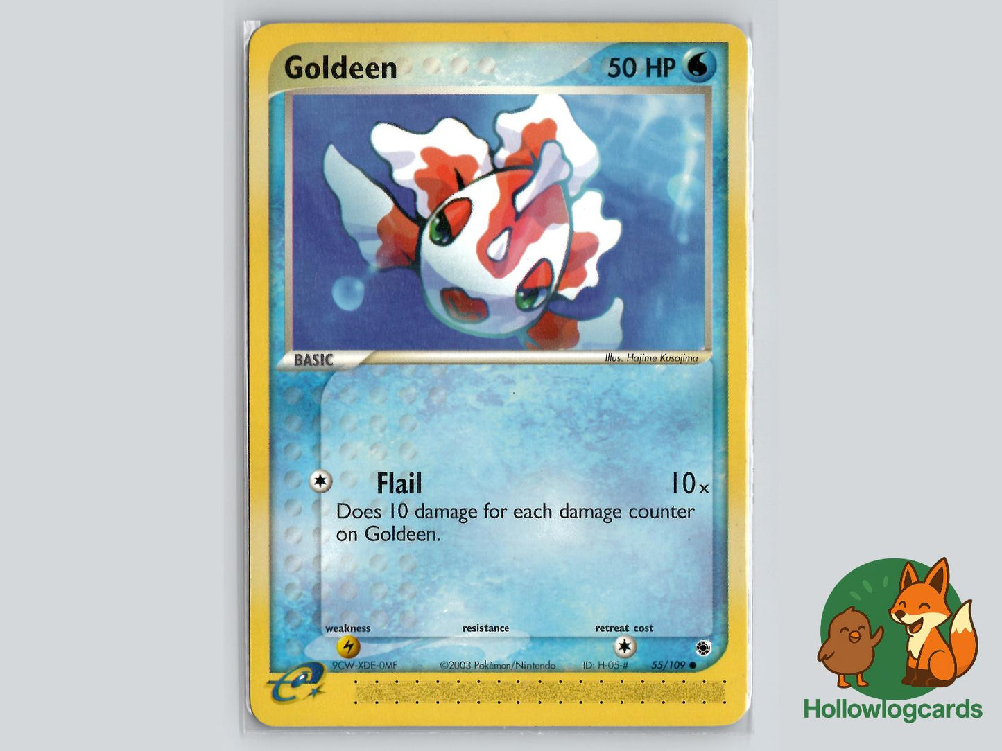 Goldeen (55/109) - Ruby & Sapphire Pokémon Card