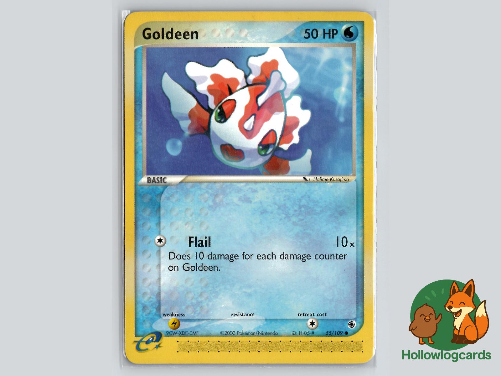Goldeen (55/109) - Ruby & Sapphire Pokémon Card