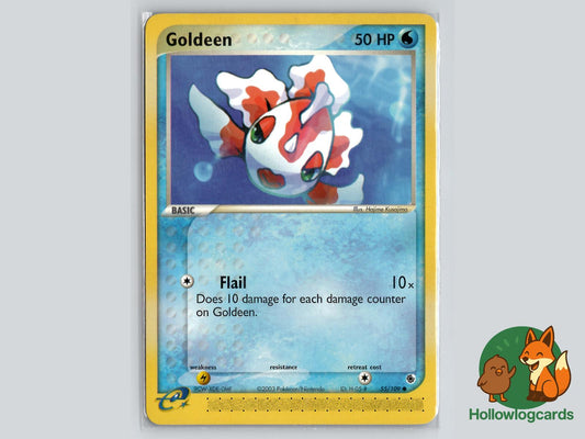 Goldeen (55/109) - Ruby & Sapphire Pokémon Card