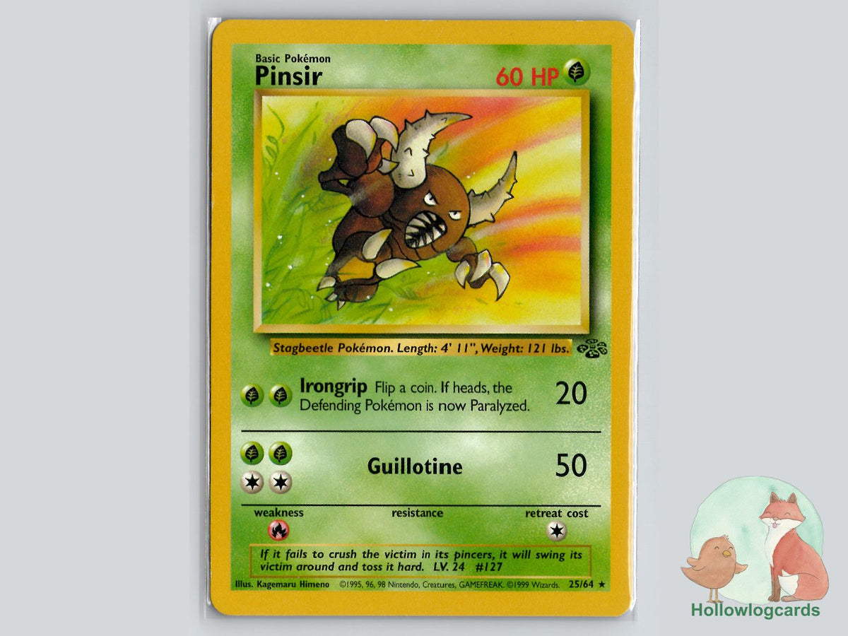 Pinsir (25/64) - Jungle Pokémon Card