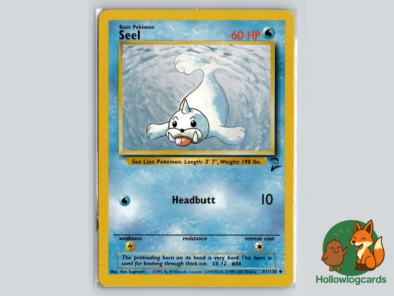 Seel (61/130) - Base Set 2 Pokémon Card