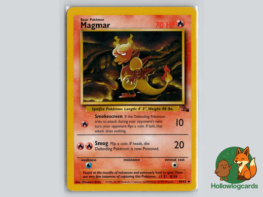 Magmar (39/62) - Fossil Pokémon Card