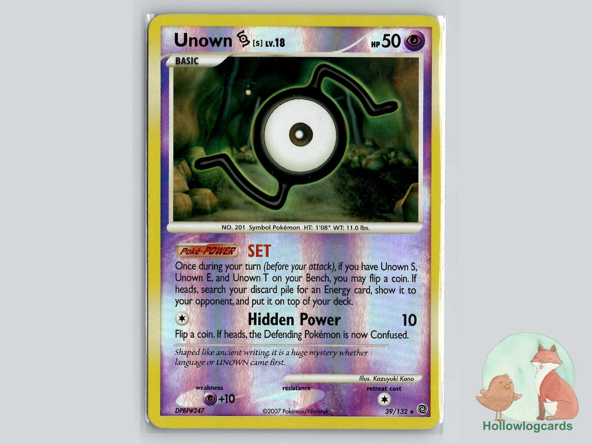 Unown [S] (39/132) - Secret Wonders Pokémon Card