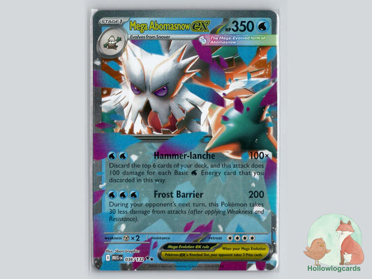Mega Abomasnow ex (036/132) - Mega Evolution Pokémon Card