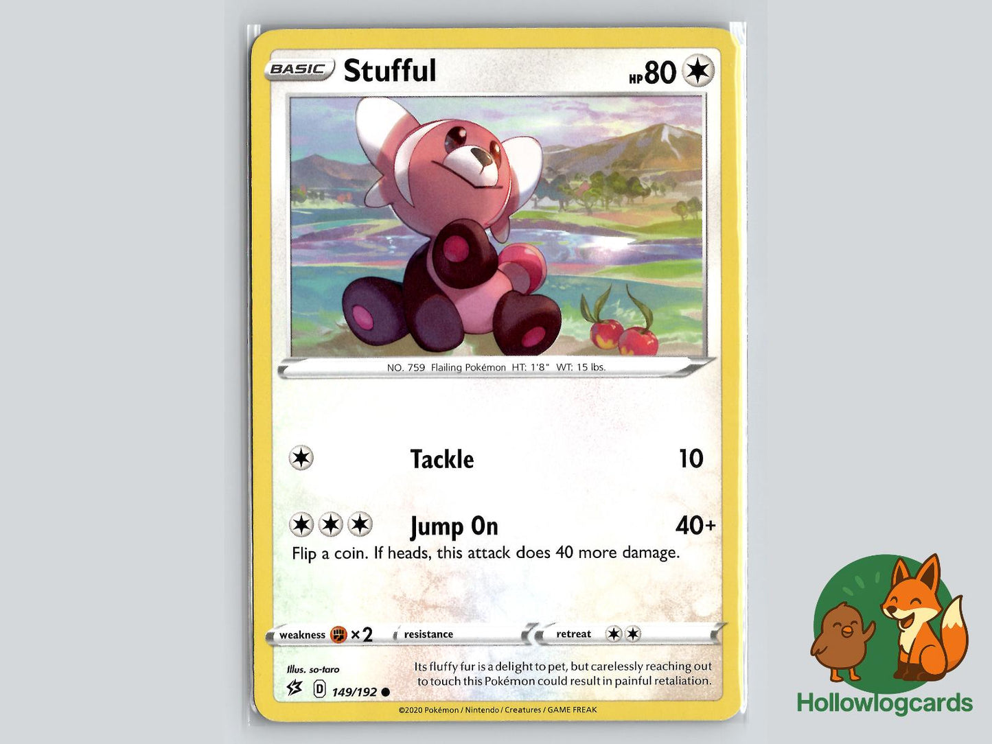 Stufful (149/192) - Rebel Clash Pokémon Card