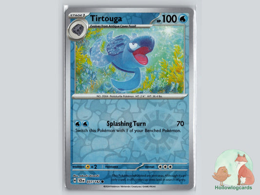 Tirtouga (37/142) - Stellar Crown Pokémon Card