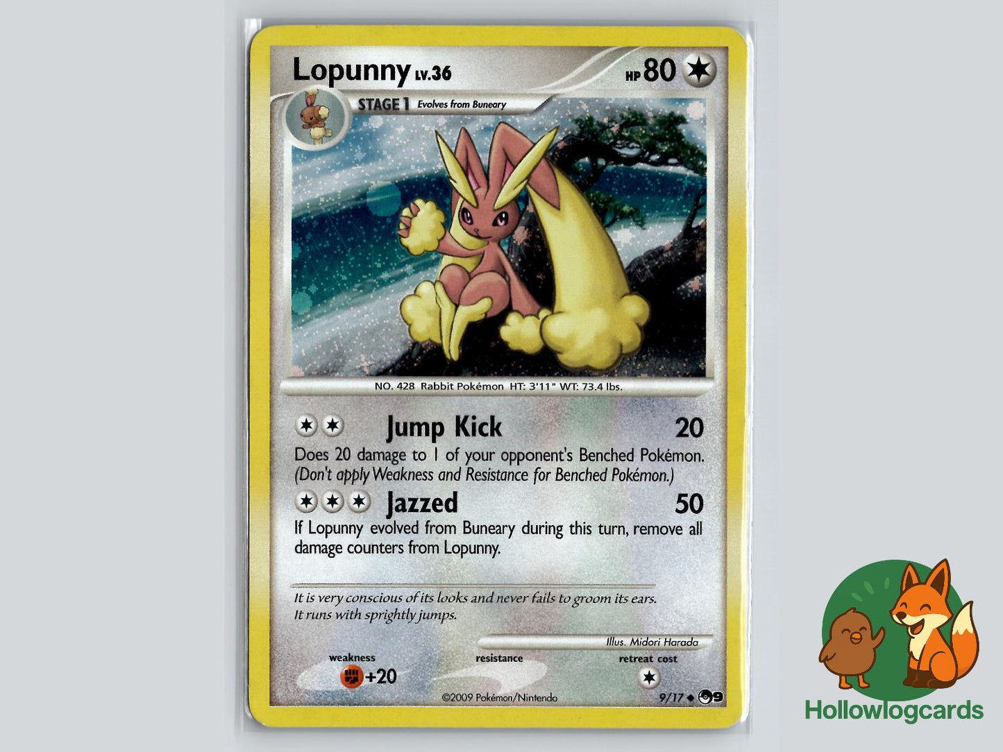 Lopunny (9/17) - POP Series 9 Pokémon Card