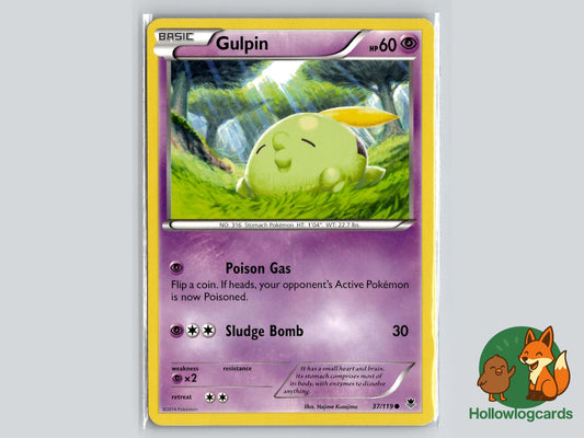 Gulpin (37/119) - Phantom Forces Pokémon Card