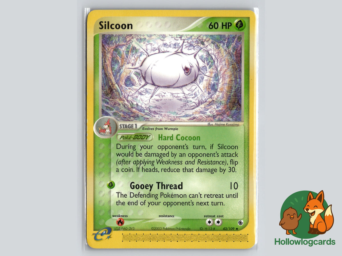 Silcoon (43/109) - Ruby and Sapphire - eReader – Hollowlog Cards