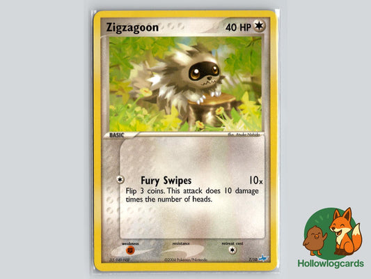 Zigzagoon (7/10) - EX Trainer Kit Latios Pokémon Card