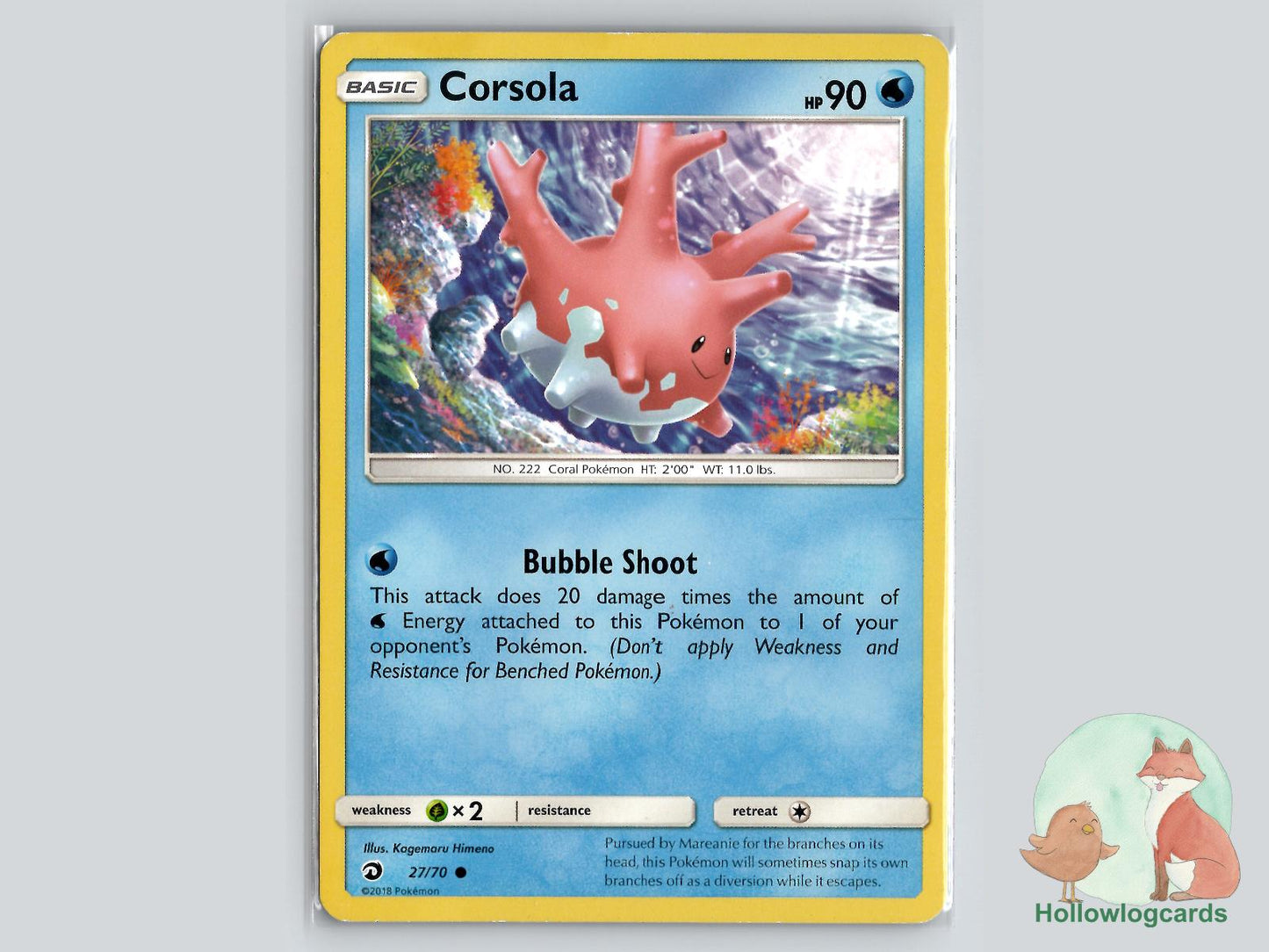 Corsola (27/70) - Dragon Majesty Pokémon Card