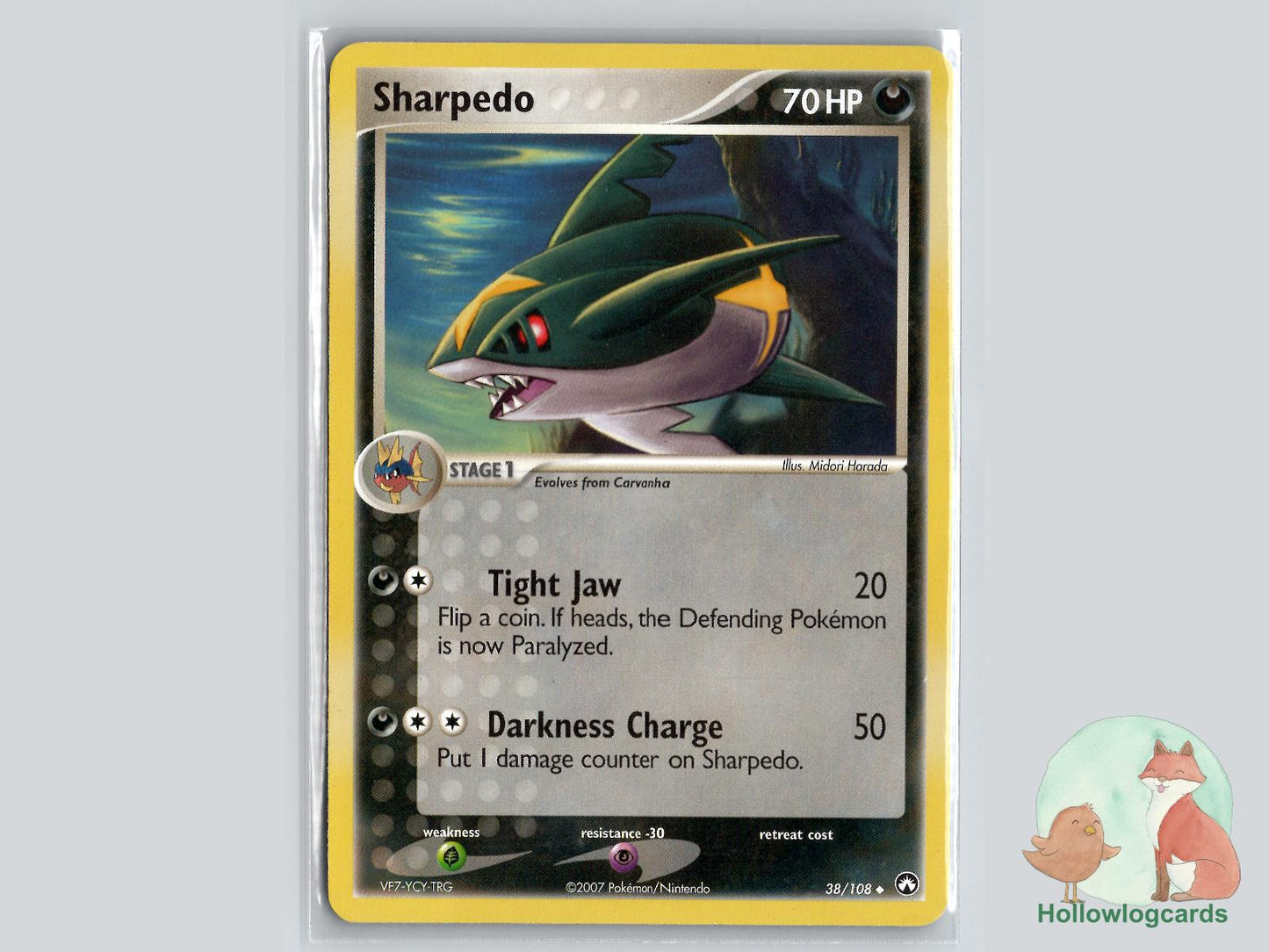 Sharpedo (38/108) - Power Keepers Pokémon Card