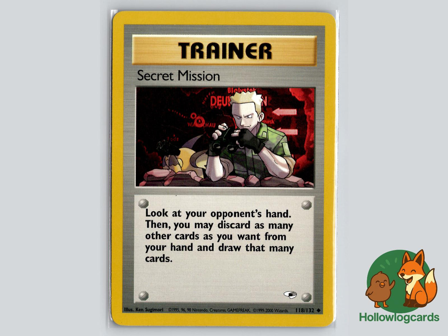 Secret Mission (118/132) - Gym Heroes Pokémon Card