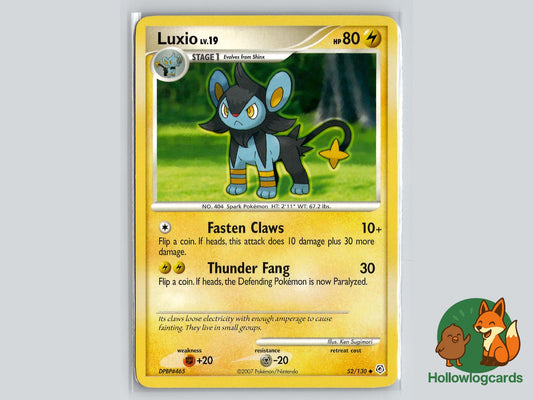 Luxio (52/130) - Diamond & Pearl Pokémon Card