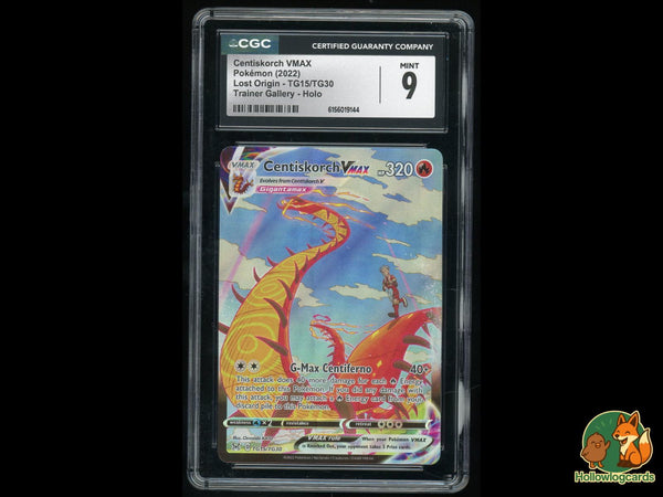 Graded Centiskorch Vmax (TG15/TG30) Trainer Gallery Holo - CGC Mint 9